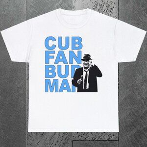 Chicago Cubs Fan Bud Man Harry Caray Vintage T Shirt 73